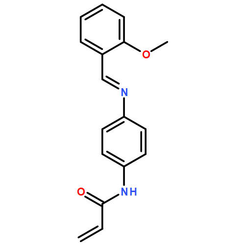 2-Propenamide, N-[4-[[(2-methoxyphenyl)methylene]amino]phenyl]-