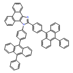 1H-Phenanthro[9,10-d]imidazole, 1,2-bis[4-(10-phenyl-9-anthracenyl)phenyl]-