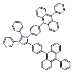 1H-Imidazole, 4,5-diphenyl-1,2-bis[4-(10-phenyl-9-anthracenyl)phenyl]-