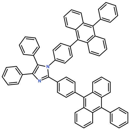 1H-Imidazole, 4,5-diphenyl-1,2-bis[4-(10-phenyl-9-anthracenyl)phenyl]-