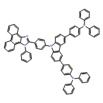 Benzenamine, 4,4'-[9-[4-(1-phenyl-1H-phenanthro[9,10-d]imidazol-2-yl)phenyl]-9H-carbazole-3,6-diyl]bis[N,N-diphenyl-