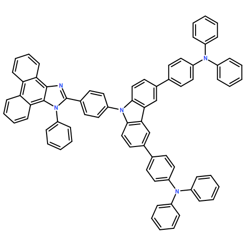 Benzenamine, 4,4'-[9-[4-(1-phenyl-1H-phenanthro[9,10-d]imidazol-2-yl)phenyl]-9H-carbazole-3,6-diyl]bis[N,N-diphenyl-