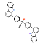 Benzenemethanol, 4-(9H-carbazol-1-yl)-α-[4-(9H-carbazol-1-yl)phenyl]-α-ethynyl-