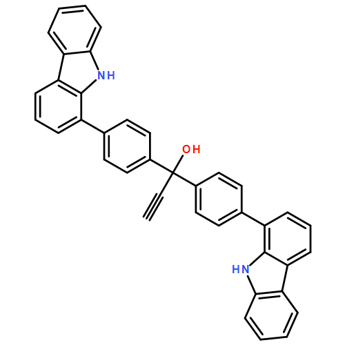 Benzenemethanol, 4-(9H-carbazol-1-yl)-α-[4-(9H-carbazol-1-yl)phenyl]-α-ethynyl-