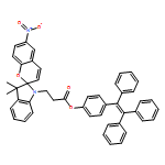 Spiro[2H-1-benzopyran-2,2'-[2H]indole]-1'(3'H)-propanoic acid, 3',3'-dimethyl-6-nitro-, 4-(1,2,2-triphenylethenyl)phenyl ester