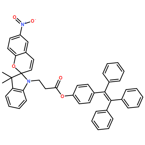 Spiro[2H-1-benzopyran-2,2'-[2H]indole]-1'(3'H)-propanoic acid, 3',3'-dimethyl-6-nitro-, 4-(1,2,2-triphenylethenyl)phenyl ester