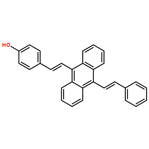 Phenol, 4-[2-[10-(2-phenylethenyl)-9-anthracenyl]ethenyl]-