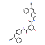 1,3-Benzenedicarboxamide, N1,N3-bis[4-(2-cyano-2-phenylethenyl)phenyl]-5-methoxy-