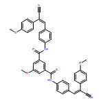 1,3-Benzenedicarboxamide, N1,N3-bis[4-[2-cyano-2-(4-methoxyphenyl)ethenyl]phenyl]-5-methoxy-