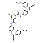 1,3-Benzenedicarboxamide, N1,N3-bis[4-[2-cyano-2-(4-ethoxyphenyl)ethenyl]phenyl]-5-methoxy-