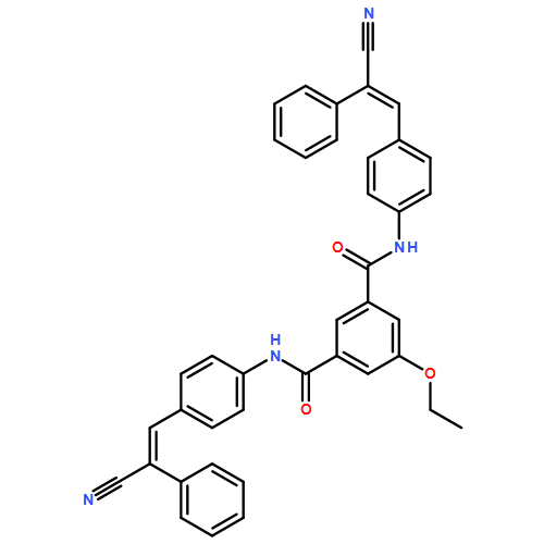 1,3-Benzenedicarboxamide, N1,N3-bis[4-(2-cyano-2-phenylethenyl)phenyl]-5-ethoxy-