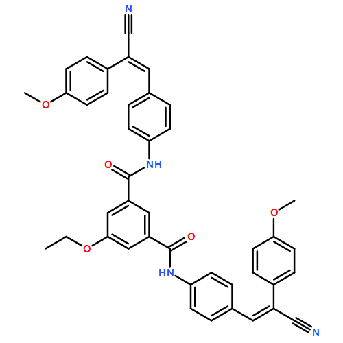 1,3-Benzenedicarboxamide, N1,N3-bis[4-[2-cyano-2-(4-methoxyphenyl)ethenyl]phenyl]-5-ethoxy-