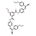 1,3-Benzenedicarboxamide, N1,N3-bis[4-[2-cyano-2-(4-ethoxyphenyl)ethenyl]phenyl]-5-ethoxy-