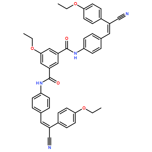 1,3-Benzenedicarboxamide, N1,N3-bis[4-[2-cyano-2-(4-ethoxyphenyl)ethenyl]phenyl]-5-ethoxy-