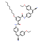 1,3-Benzenedicarboxamide, N1,N3-bis[4-[2-cyano-2-(4-ethoxyphenyl)ethenyl]phenyl]-5-(octyloxy)-