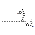 1,3-Benzenedicarboxamide, N1,N3-bis[4-[2-cyano-2-(4-methoxyphenyl)ethenyl]phenyl]-5-(hexadecyloxy)-