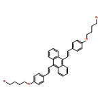 Anthracene, 9,10-bis[2-[4-(4-bromobutoxy)phenyl]ethenyl]-