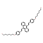 Anthracene, 9,10-bis[2-[4-[(6-bromohexyl)oxy]phenyl]ethenyl]-