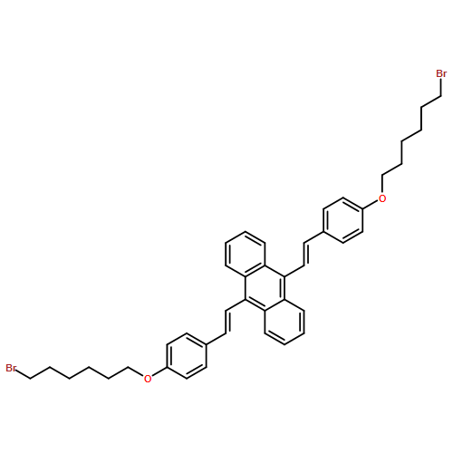 Anthracene, 9,10-bis[2-[4-[(6-bromohexyl)oxy]phenyl]ethenyl]-