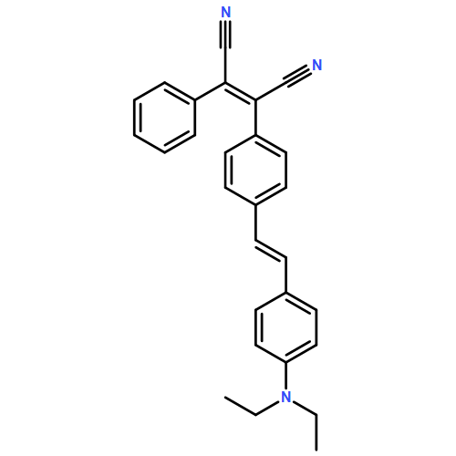 2-Butenedinitrile, 2-[4-[2-[4-(diethylamino)phenyl]ethenyl]phenyl]-3-phenyl-