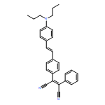 2-Butenedinitrile, 2-[4-[2-[4-(dipropylamino)phenyl]ethenyl]phenyl]-3-phenyl-