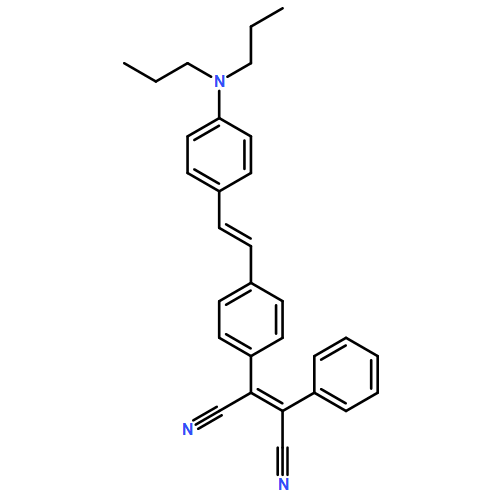 2-Butenedinitrile, 2-[4-[2-[4-(dipropylamino)phenyl]ethenyl]phenyl]-3-phenyl-