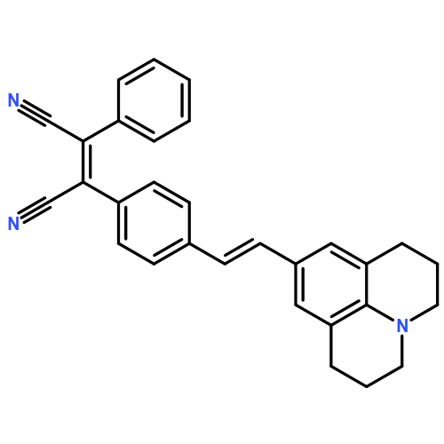 2-Butenedinitrile, 2-phenyl-3-[4-[2-(2,3,6,7-tetrahydro-1H,5H-benzo[ij]quinolizin-9-yl)ethenyl]phenyl]-