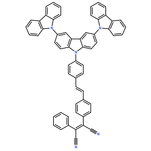 2-Butenedinitrile, 2-phenyl-3-[4-[2-(4-[9,3':6',9''-ter-9H-carbazol]-9'-ylphenyl)ethenyl]phenyl]-