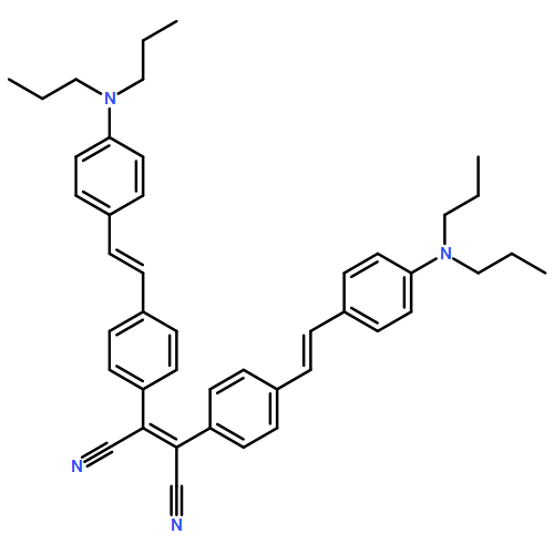 2-Butenedinitrile, 2,3-bis[4-[2-[4-(dipropylamino)phenyl]ethenyl]phenyl]-