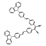 2-Butenedinitrile, 2,3-bis[4-[2-[4-(9H-carbazol-9-yl)phenyl]ethenyl]phenyl]-