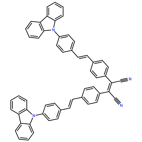 2-Butenedinitrile, 2,3-bis[4-[2-[4-(9H-carbazol-9-yl)phenyl]ethenyl]phenyl]-