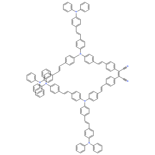 2-Butenedinitrile, 2,3-bis[4-[2-[4-[bis[4-[2-[4-(diphenylamino)phenyl]ethenyl]phenyl]amino]phenyl]ethenyl]phenyl]-