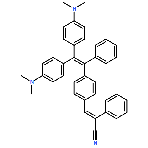 Benzeneacetonitrile, α-[[4-[2,2-bis[4-(dimethylamino)phenyl]-1-phenylethenyl]phenyl]methylene]-