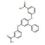 Benzoic acid, 3-[[5-(3-carboxyphenoxy)[1,1'-biphenyl]-2-yl]oxy]-