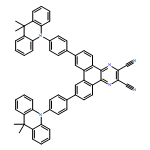 Dibenzo[f,h]quinoxaline-2,3-dicarbonitrile, 7,10-bis[4-(9,9-dimethyl-10(9H)-acridinyl)phenyl]-