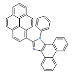 1H-Phenanthro[9,10-d]imidazole, 1-phenyl-2-(1-pyrenyl)-