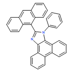 1H-Phenanthro[9,10-d]imidazole, 2-(9-anthracenyl)-1-phenyl-