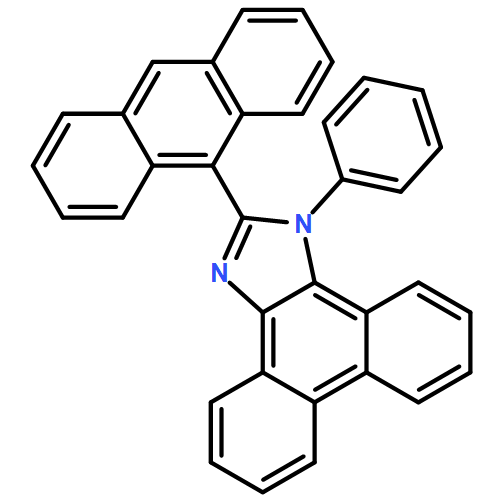 1H-Phenanthro[9,10-d]imidazole, 2-(9-anthracenyl)-1-phenyl-