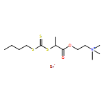 Ethanaminium, 2-[2-[[(butylthio)thioxomethyl]thio]-1-oxopropoxy]-N,N,N-trimethyl-, bromide (1:1)