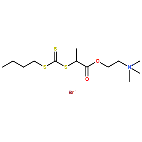 Ethanaminium, 2-[2-[[(butylthio)thioxomethyl]thio]-1-oxopropoxy]-N,N,N-trimethyl-, bromide (1:1)