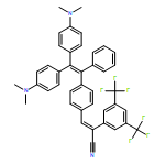 Benzeneacetonitrile, α-[[4-[2,2-bis[4-(dimethylamino)phenyl]-1-phenylethenyl]phenyl]methylene]-3,5-bis(trifluoromethyl)-