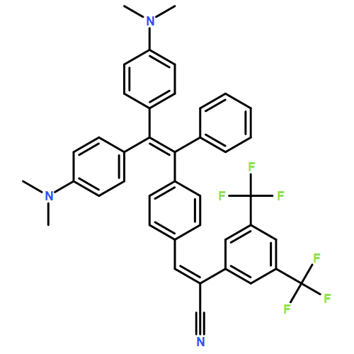 Benzeneacetonitrile, α-[[4-[2,2-bis[4-(dimethylamino)phenyl]-1-phenylethenyl]phenyl]methylene]-3,5-bis(trifluoromethyl)-