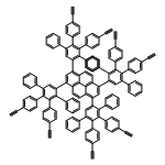 Pyrene, 1,3,6,8-tetrakis[4-ethynyl-6'-(4-ethynylphenyl)-5'-phenyl[1,1':2',1''-terphenyl]-3'-yl]- (9CI)