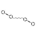 Benzene, 1,1'-[1,4-butanediylbis(oxy)]bis[4-(2-phenylethynyl)-