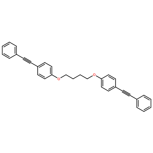 Benzene, 1,1'-[1,4-butanediylbis(oxy)]bis[4-(2-phenylethynyl)-