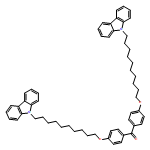 Methanone, bis[4-[[10-(9H-carbazol-9-yl)decyl]oxy]phenyl]-