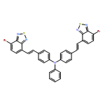 Benzenamine, 4-[(1E)-2-(7-bromo-2,1,3-benzothiadiazol-4-yl)ethenyl]-N-[4-[(1E)-2-(7-bromo-2,1,3-benzothiadiazol-4-yl)ethenyl]phenyl]-N-phenyl-