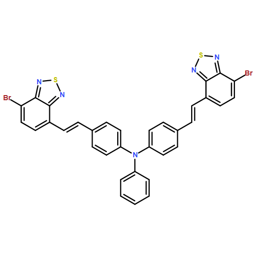 Benzenamine, 4-[(1E)-2-(7-bromo-2,1,3-benzothiadiazol-4-yl)ethenyl]-N-[4-[(1E)-2-(7-bromo-2,1,3-benzothiadiazol-4-yl)ethenyl]phenyl]-N-phenyl-