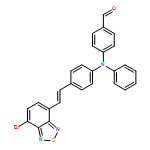 Benzaldehyde, 4-[[4-[(1E)-2-(7-bromo-2,1,3-benzothiadiazol-4-yl)ethenyl]phenyl]phenylamino]-