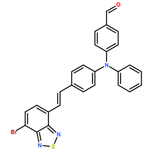 Benzaldehyde, 4-[[4-[(1E)-2-(7-bromo-2,1,3-benzothiadiazol-4-yl)ethenyl]phenyl]phenylamino]-